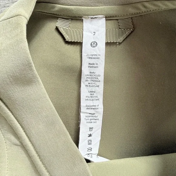 Lululemon Athletica Softstreme Back In Action Dress Size 2 - Picture 3 of 6